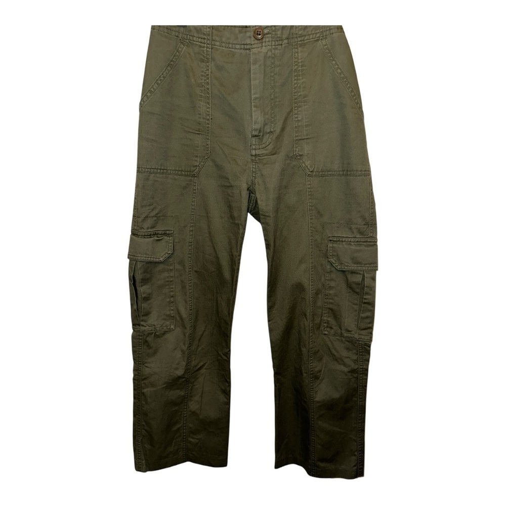 EUC Abercrombie & Fitch Women's Olive Cargo Pants